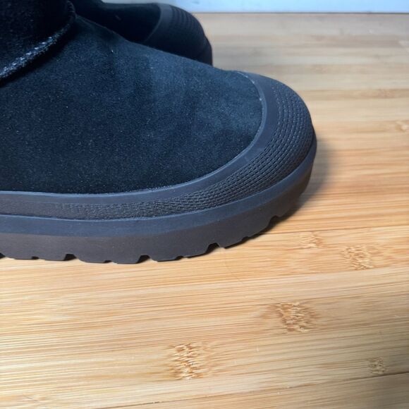UGG Classic Short Weather Hybrid Boot 1143992 Black Men’s 13 Waterproof Suede